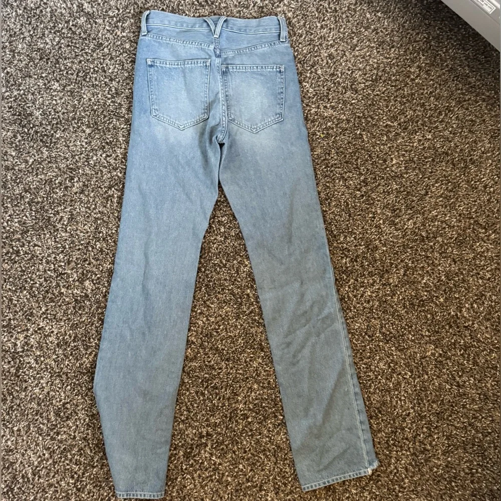 Veronica Beard Dylan full‎ length straight high rise jeans size 24 sunset pier
